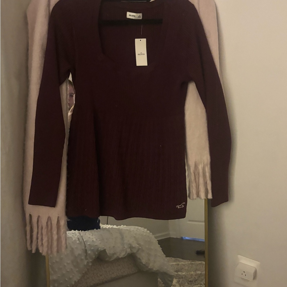 Hollister Knitted Babydoll Top